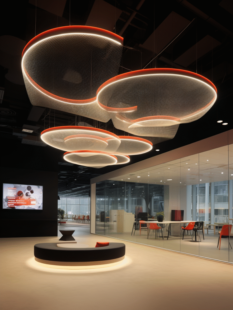 futuristic mesh lit lounge futuristic mesh lit lounge